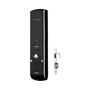 Fechadura-Eletronica-Digital-Embutir-Biometrica-Rolete-FDE-201R-Pado