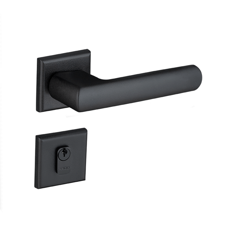 Fechadura Opera Preto Texturizado Externa - lojapado