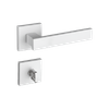 Fechadura-Retro-em-Zamac-Branco-Texturizado-para-Banheiro