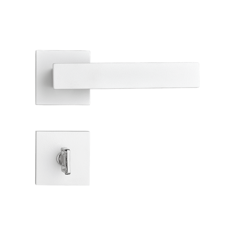 Fechadura-Retro-em-Zamac-Branco-Texturizado-para-Banheiro Fechadura-Retro-em-Zamac-Branco-Texturizado-para-Banheiro