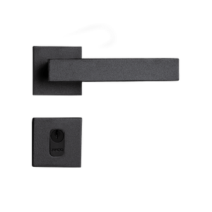 Fechadura-Retro-em-Zamac-Preto-Texturizado-Externa